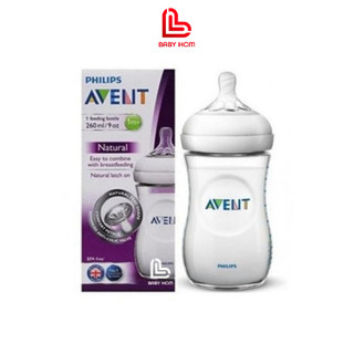 Bình sữa Philips Avent Natural 260ml hộp đơn kèm núm số 2