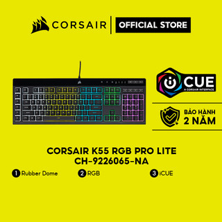 Bàn phím Corsair K55 PRO LITE RGB/CH-9226065-NA