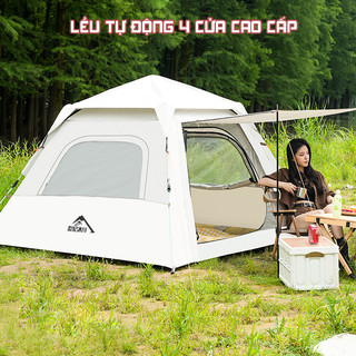Lều cắm trại dã ngoại Travel House, mẫu mới năm 2023, vải xịn bền đẹp, đa dạng kích thước