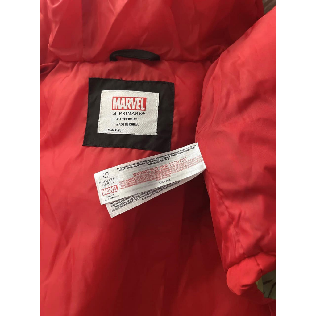 Áo phao gile marvel cho bé