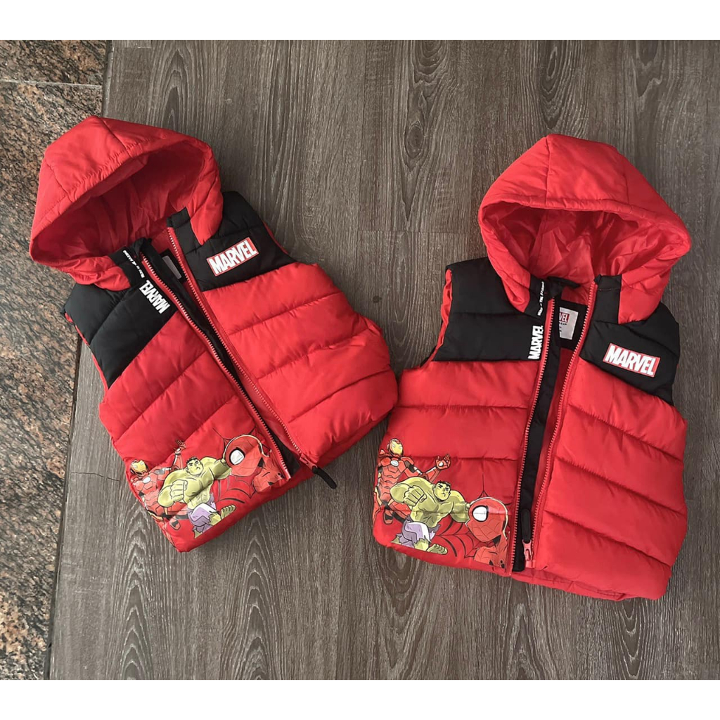 Áo phao gile marvel cho bé
