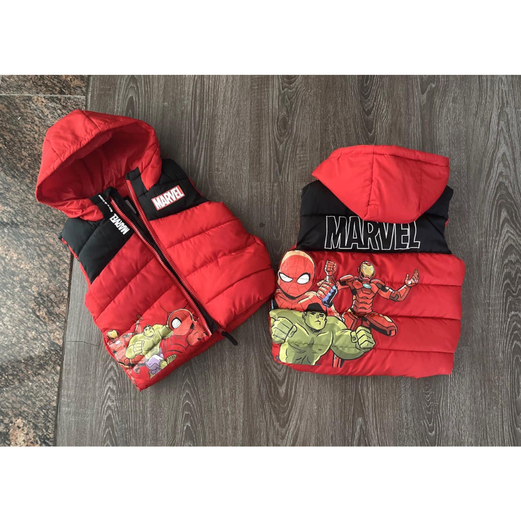 Áo phao gile marvel cho bé