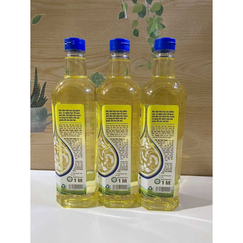 Dầu Ăn Đậu Nành Simply Chai 1L