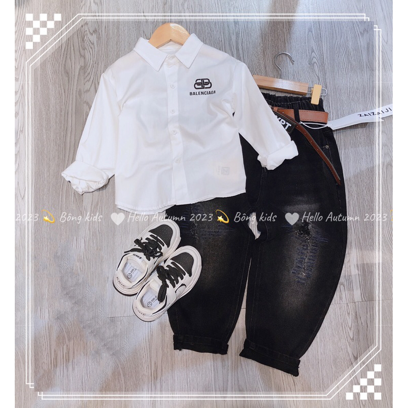 Quần jean bé trai