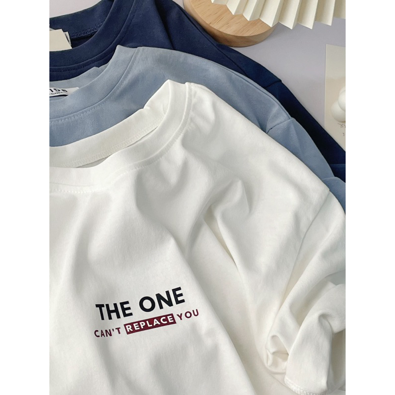 Áo thun 3158 chất cotton khô thoáng mát, form rộng tay lỡ THE ONE freesize < 60kg