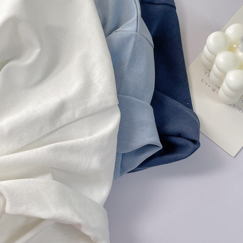 Áo thun 3158 chất cotton khô thoáng mát, form rộng tay lỡ THE ONE freesize < 60kg