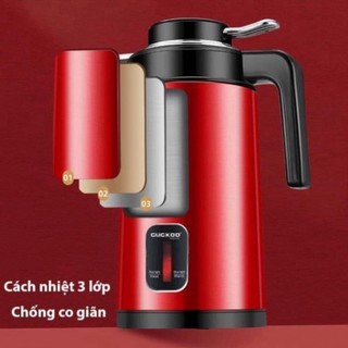 Ấm đun nước siêu tốc dung tích 3 lít có chế độ ủ ấm - ấm siêu tốc cuckoo 2 in 1 đun nước cực nhanh hàng new 2023