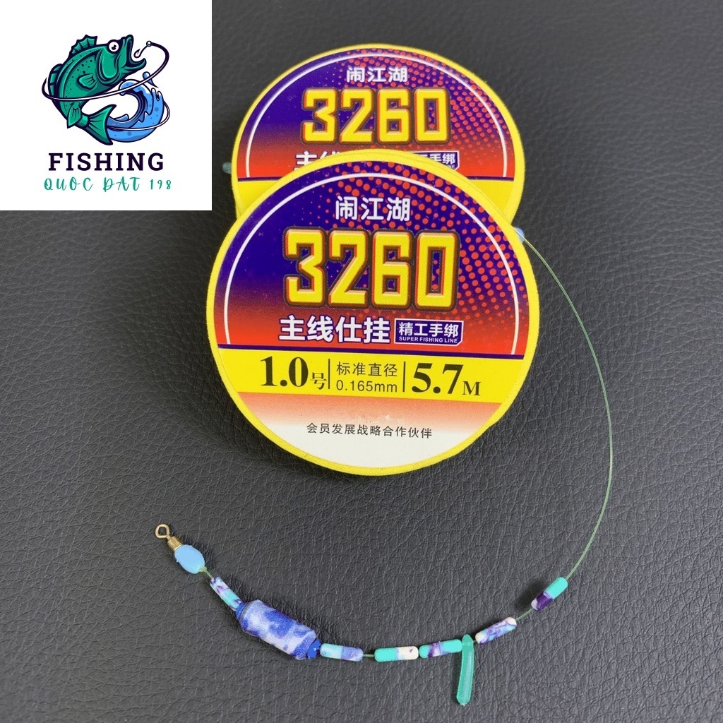 Trục Câu 3260 Trục Buộc Sẵn Cước Câu Cá Tàng Hình Đủ Size - Đồ Câu Thuỳ Trang