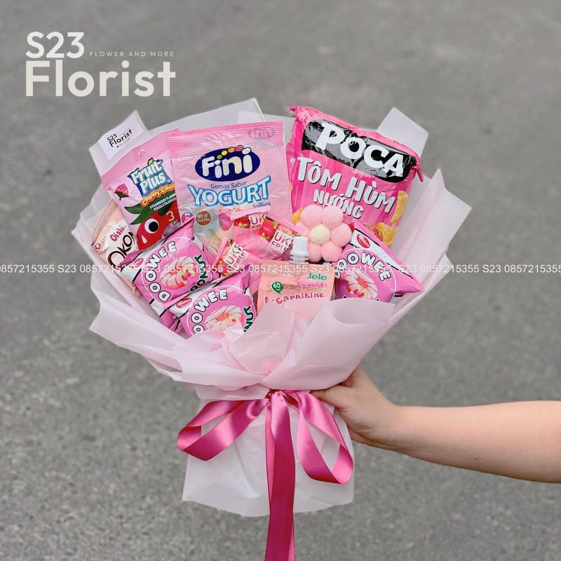 Bó hoa kẹo, Bó hoa cho bé