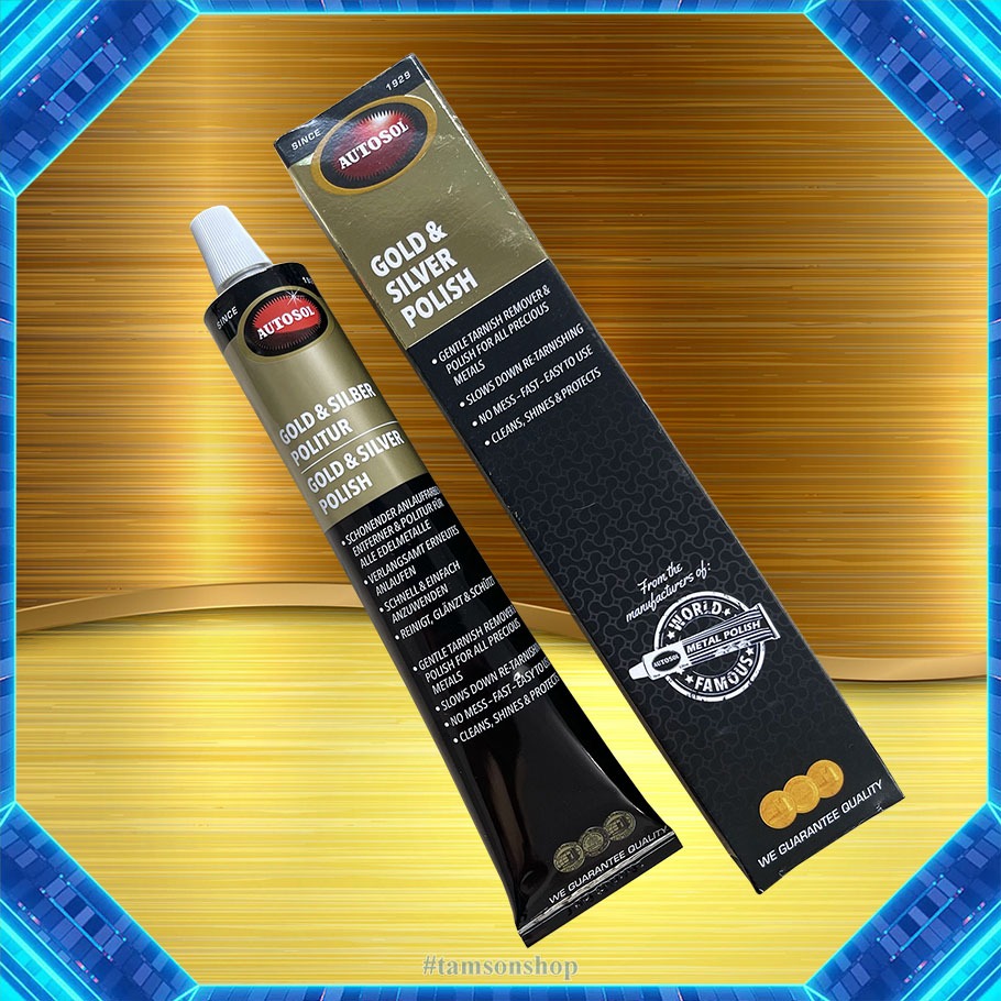 Kem Autosol đánh bóng vàng bạc kim loại quý Gold & Silver Polish (Hàng Đức)