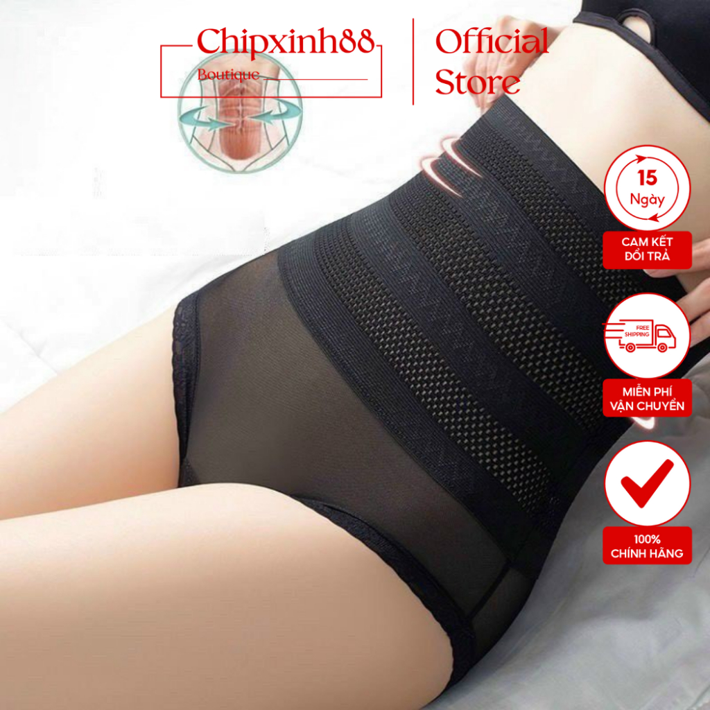 Quần gen bụng mặc váy chất đanh dày siết eo thon giảm mỡ định hình bụng dưới K10