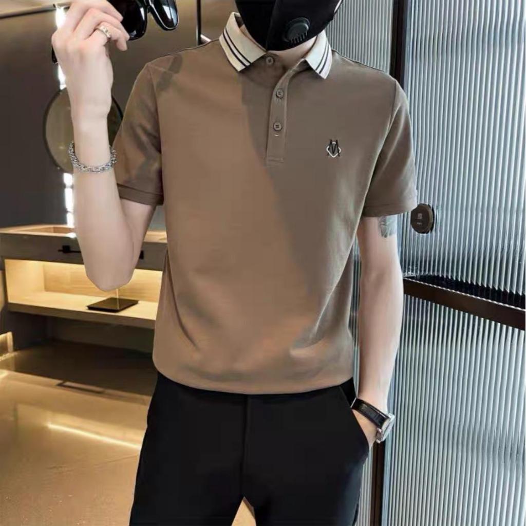 Áo Polo Nam UMA STORE Cổ Kenji Phối Hình Thêu Chữ M, Chất Vải Cotton CDC Cá Sấu Siêu Thoáng Mát, Áo Thun Nam Có Cổ SPA21