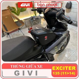Thùng Giữa Givi Exciter 135 (2011>2014), Y135LC - Thùng Đựng Đồ Givi Giữa Xe Exciter 135, Ex 135, Y135LC - Bạn Phượt