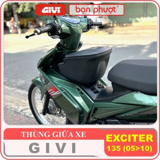 Thùng Givi Giữa Xe Exciter 135, Ex Nhỏ, Spark, Ex 135 4 Số (2005>2010) - Thùng Đựng Đồ Giữa Xe Exciter 135 - Bạn Phượt
