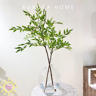 Cành lá Nam Thiên Trúc giả phong cách Nhật chill chill - Cành lá giả decor cao cấp | Aurora Home