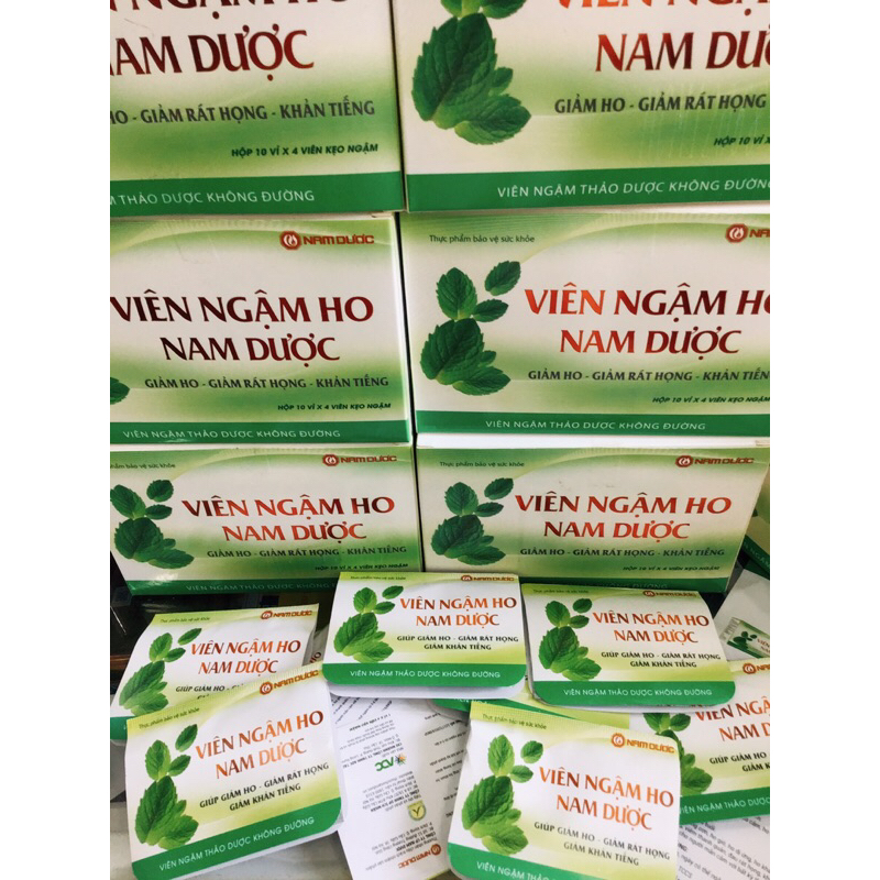 Kẹo ngậm ho Nam Dược - Người bị ho kéo dài thành từng cơn, ho gió, ho dị ứng, ho khan, có đờm, viêm thanh quản