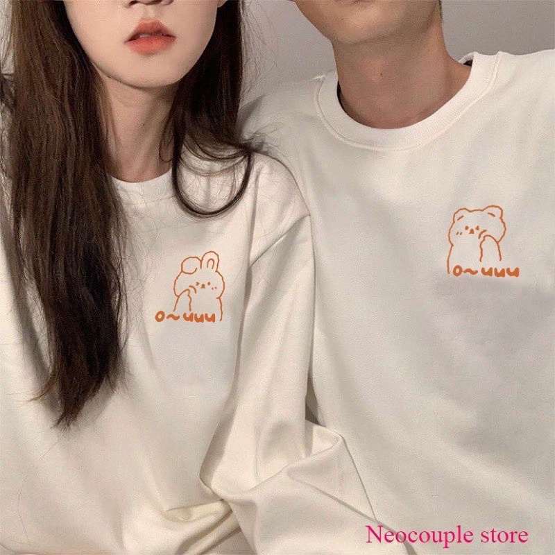 Áo sweater đôi 🎁 FREESHIP 🎁 áo đôi mùa đông nam nữ - áo cặp tình yêu local brand