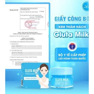 {Chính Hãng} Kem Thâm Nách Gluta Milk (MUA 1 TẶNG 1)