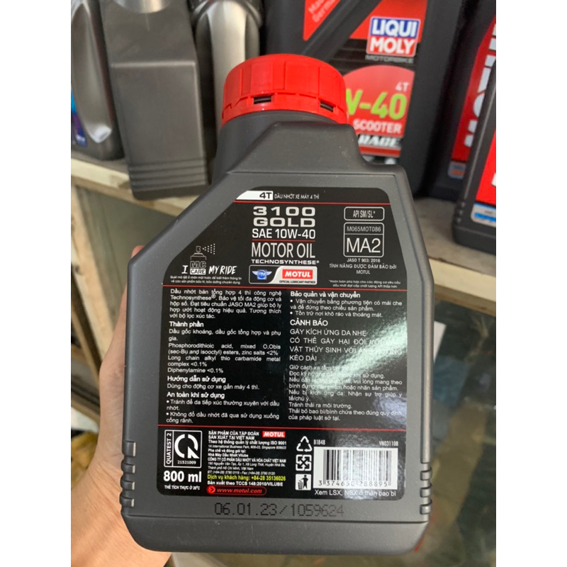 DẦU NHỚT CHÍNH HÃNG MOTUL TAY GA VÀ XE SỐ GIÁ RẺ.