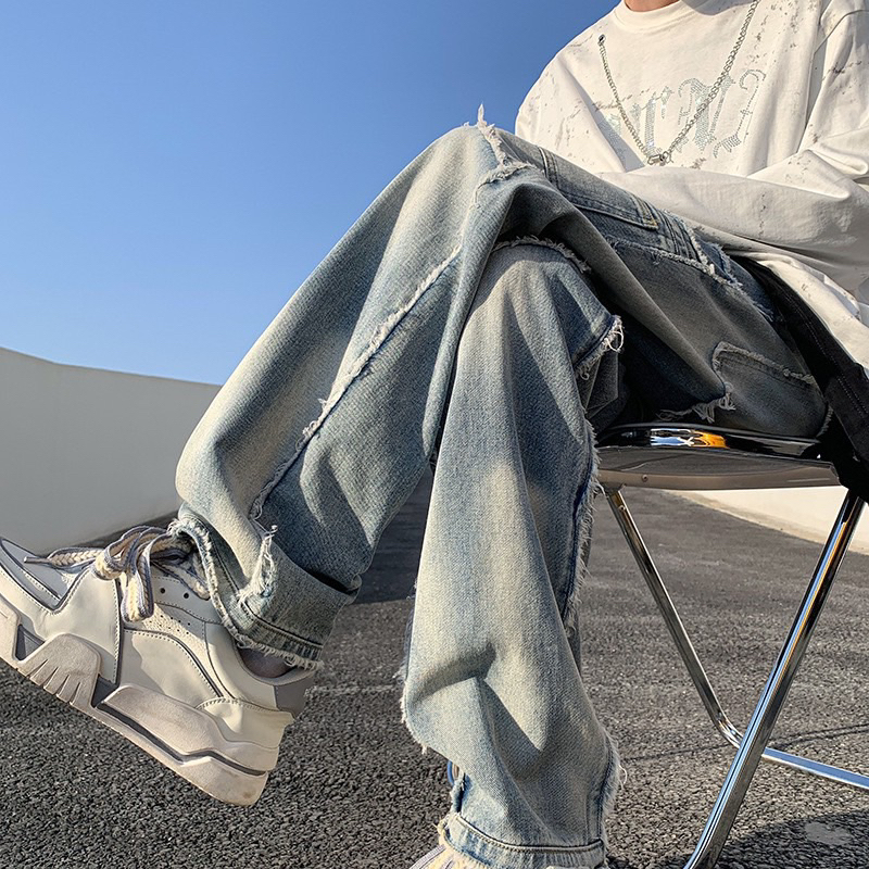 Quần jeans Baggy  suông Kumikumi  , rmang phong cách hàn quốc hottrend 2023