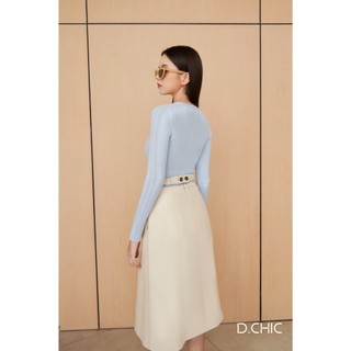 D.CHIC Chân váy midi cạp vạt chéo MS: 382801