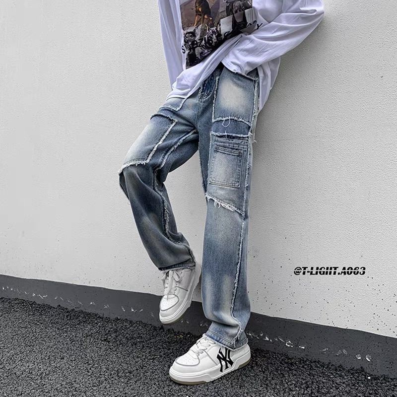 Quần jeans Baggy  suông Kumikumi  , rmang phong cách hàn quốc hottrend 2023