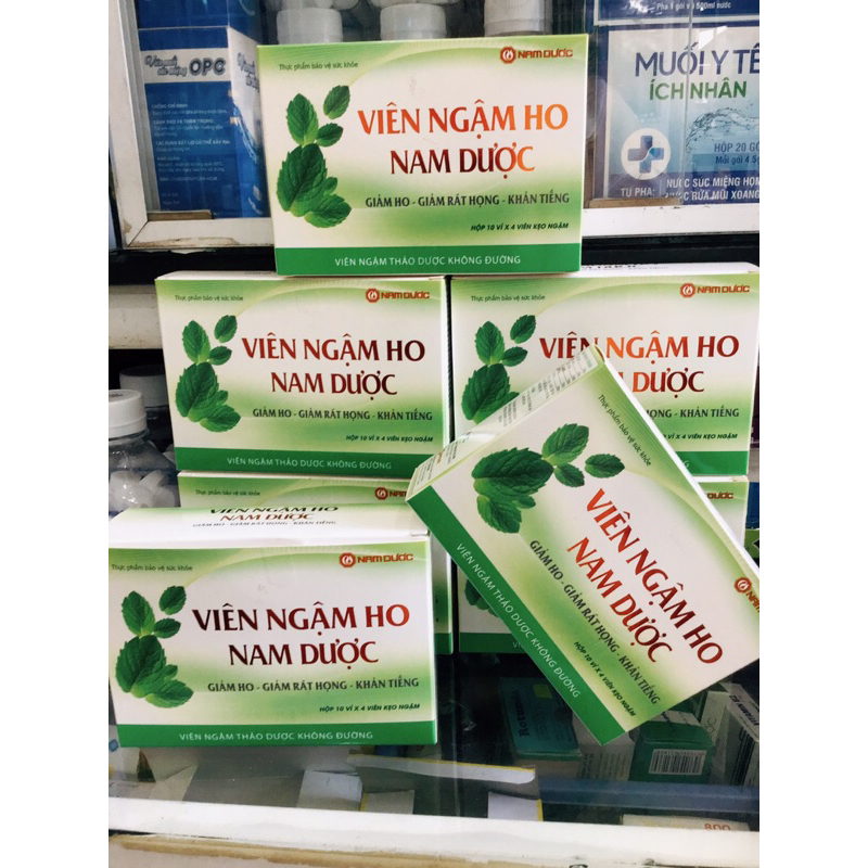 Kẹo ngậm ho Nam Dược - Người bị ho kéo dài thành từng cơn, ho gió, ho dị ứng, ho khan, có đờm, viêm thanh quản