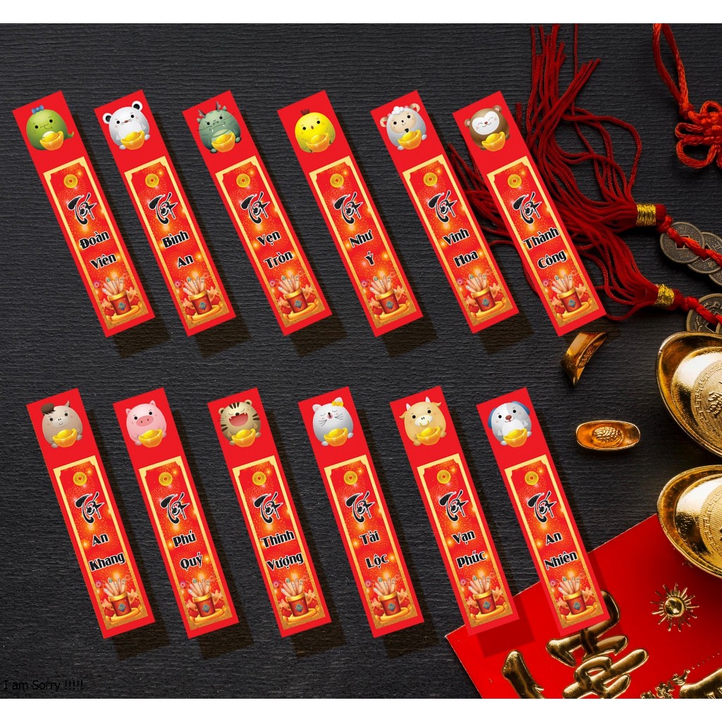 Bao lì xì gieo quẻ  hot nhất 2024 - bao lì xì rút quẻ may mắn ĐỘC - LẠ, lì xì xuân quý mão