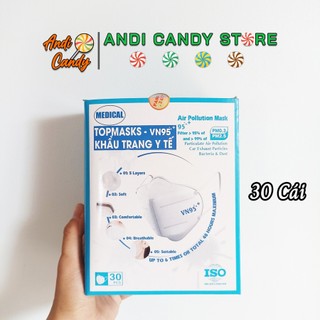 Khẩu Trang Y Tế 5 Lớp Topmasks Vn95+ 30 Cái