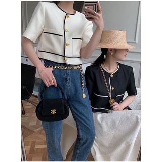 áo lụa mỏng xinh xắn khuy viền 2 túi