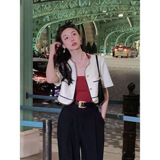 áo lụa mỏng xinh xắn khuy viền 2 túi