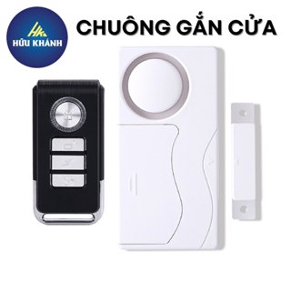 Chuông báo động, chống trộm gắn cửa cao cấp kèm điều khiển từ xa, bảo hành 1 tháng