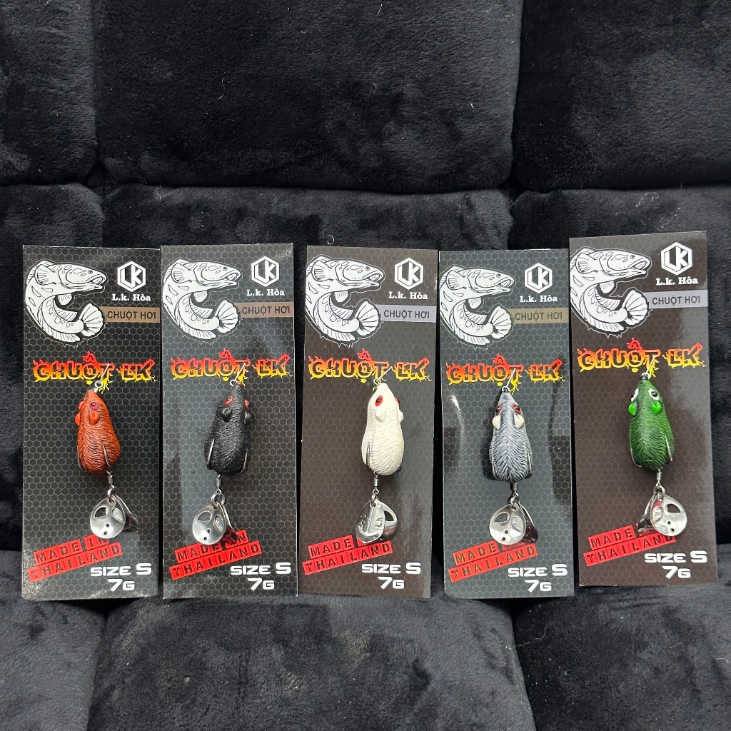 MỒI CÂU CÁ CHUYÊN LURE CHUỘT LK- FULL PHIÊN BẢN SKIN, S, M, L
