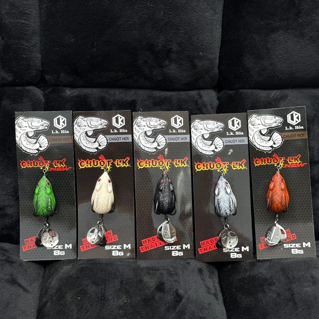 MỒI CÂU CÁ CHUYÊN LURE CHUỘT LK- FULL PHIÊN BẢN SKIN, S, M, L