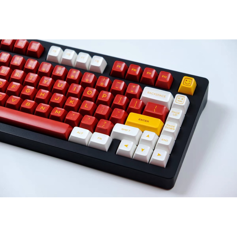 Keycap SA Fishing EVA WoB QXA profile PBT 2 shot bàn phím cơ SA Black on White Marble Charm Mitoby Studio