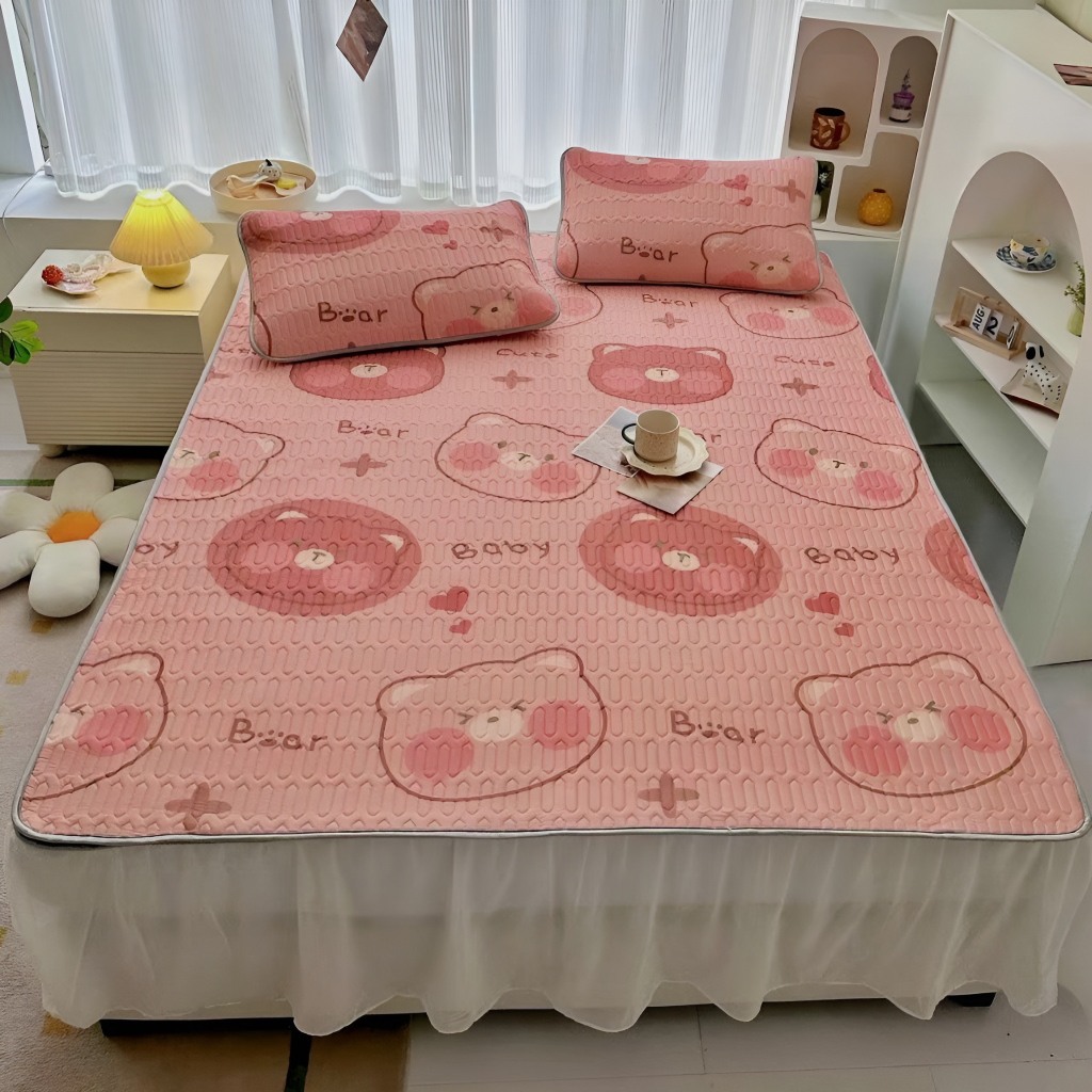 Chiếu Điều Hòa, Chiếu Cao Su Non Họa Tiết 3D Mát Lạnh, Chiếu LATEX, Chiếu Tencel - KiMi Decor