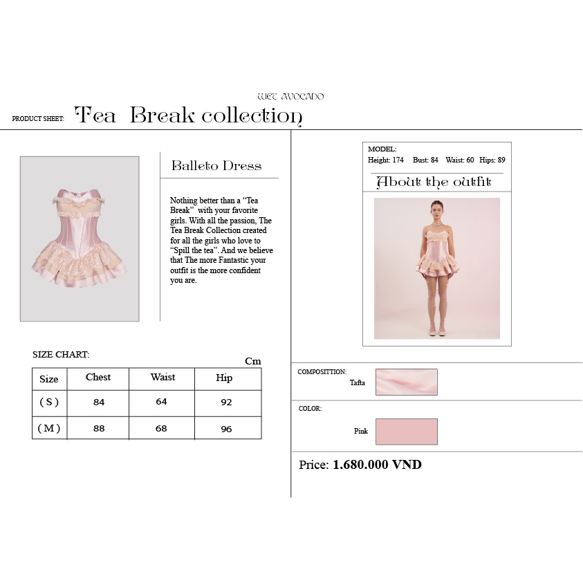 WET AVOCADO | BALLETO DRESS