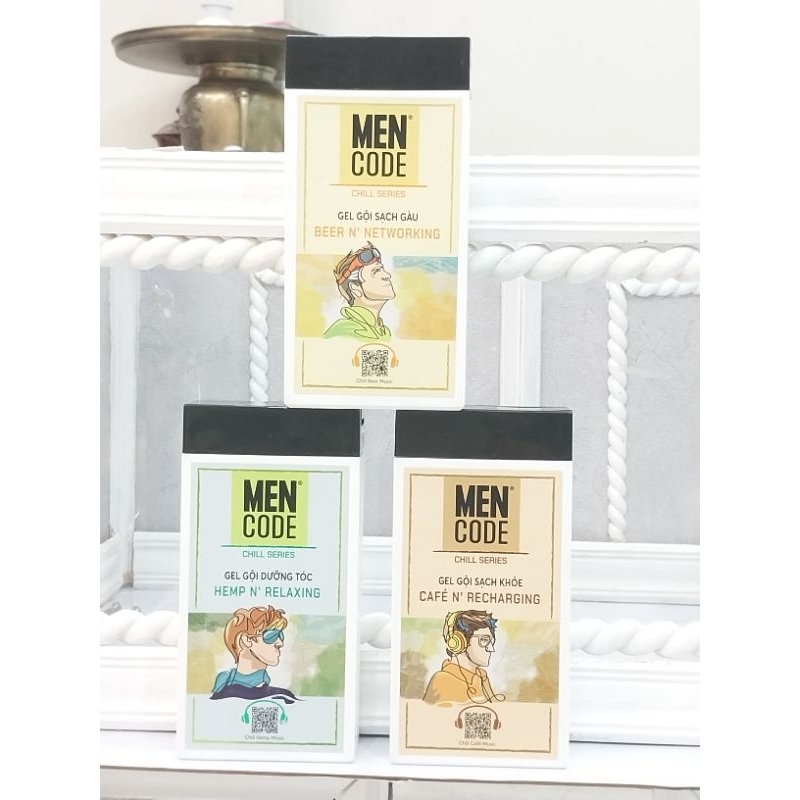 Gel gội đầu MenCode Chill series 350ml