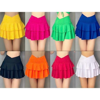 Chân váy tầng 2 lớp cạp chéo
