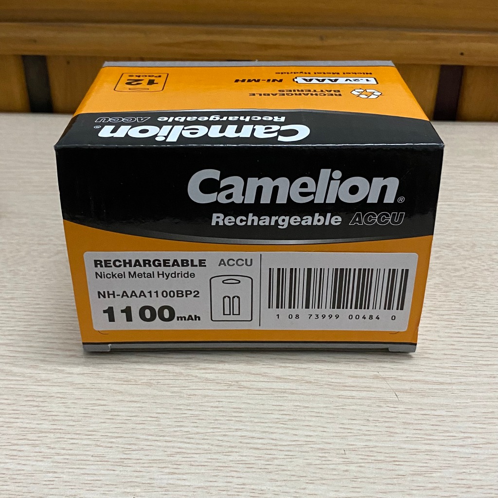 Chính Hãng Vỉ 2 viên Pin sạc Camelion Rechargeable 1100mAh 1.2V AAA.Pin đũa chuyên dụng chất lượng cao phù hợp nhiều Tbị
