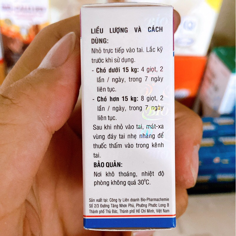 Bio Gentazol nhỏ tai chó lọ 10ml viêm tai