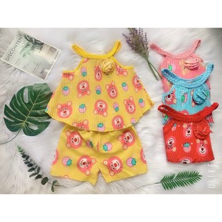 Bộ lụa dây bính tầng bé