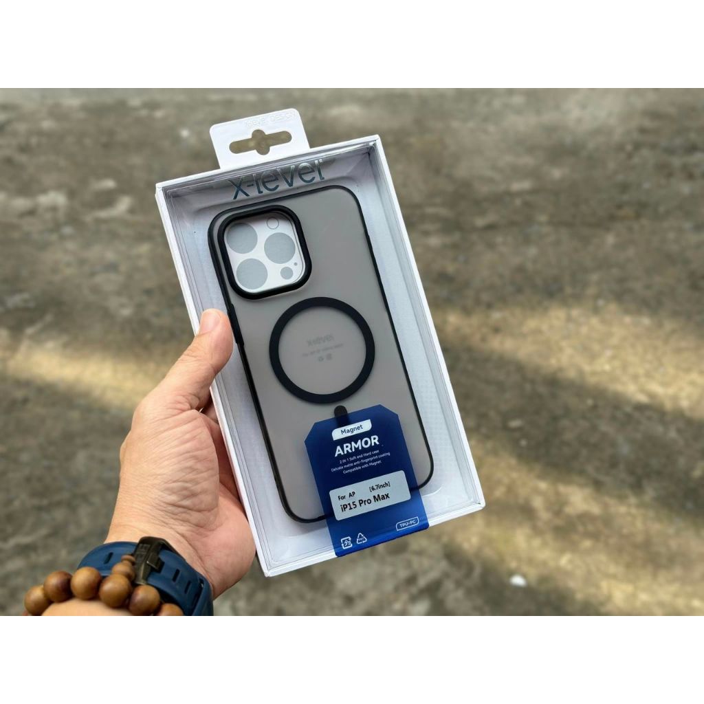 ỐP X LEVEL MAGNET ARMOR ip15prm - ip15pro