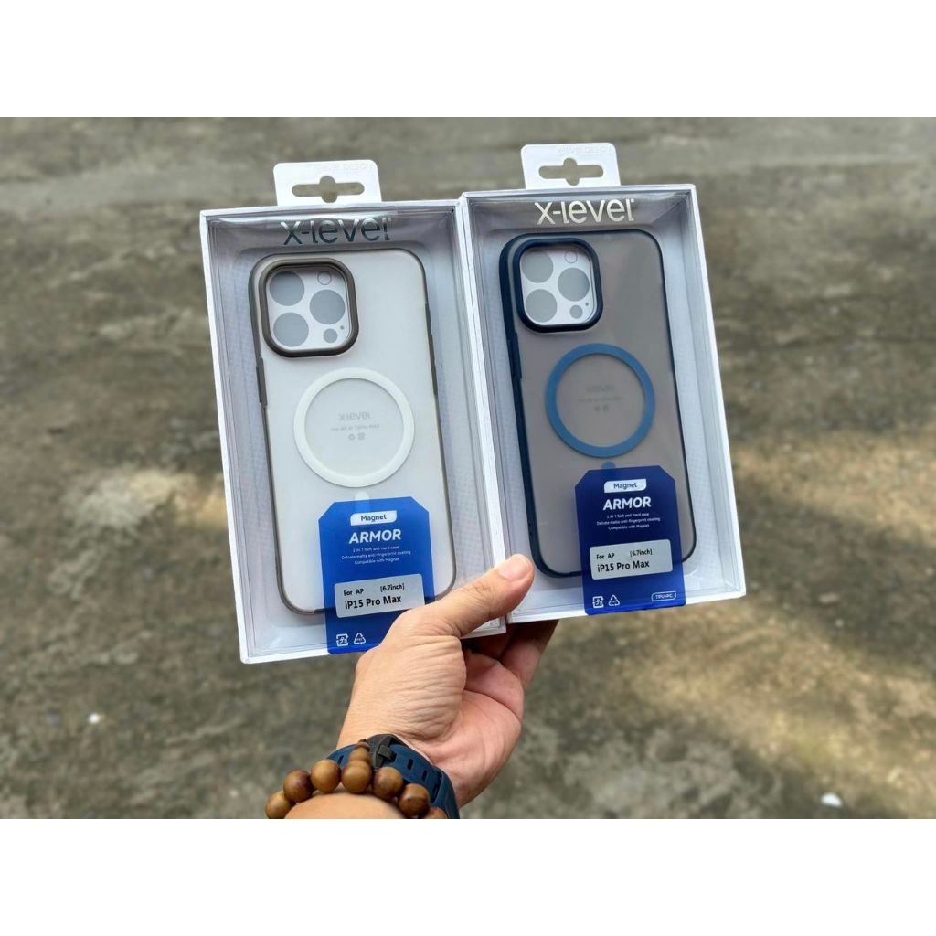 ỐP X LEVEL MAGNET ARMOR ip15prm - ip15pro