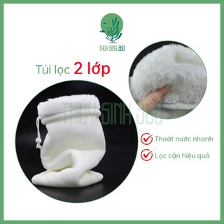 Túi lọc 2 lớp - loại bỏ cặn bẩn hồ cá cảnh, thủy sinh - dễ dàng vệ sinh