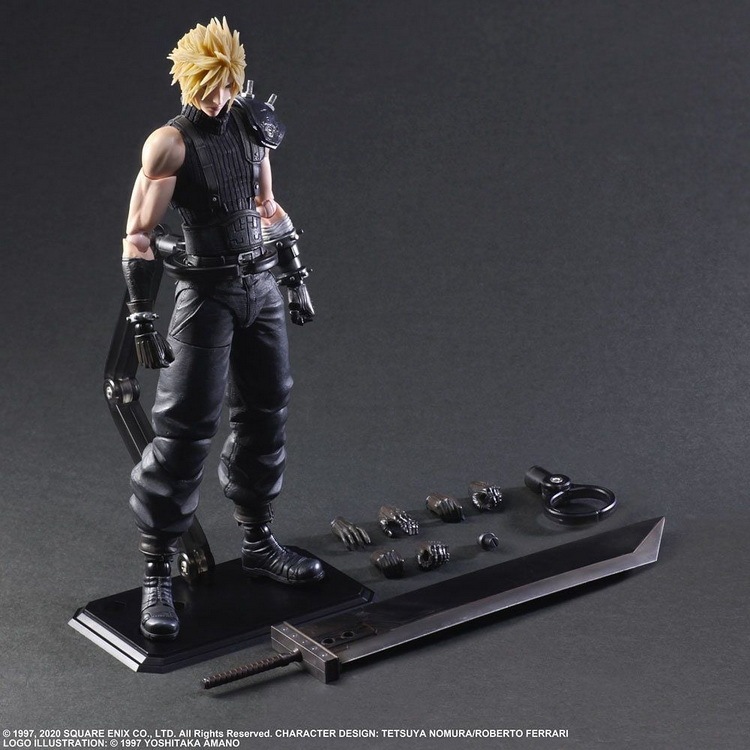 Mô hình Cloud Strife Version 2 Final Fantasy VII Remake - Play Arts Kai Square Enix