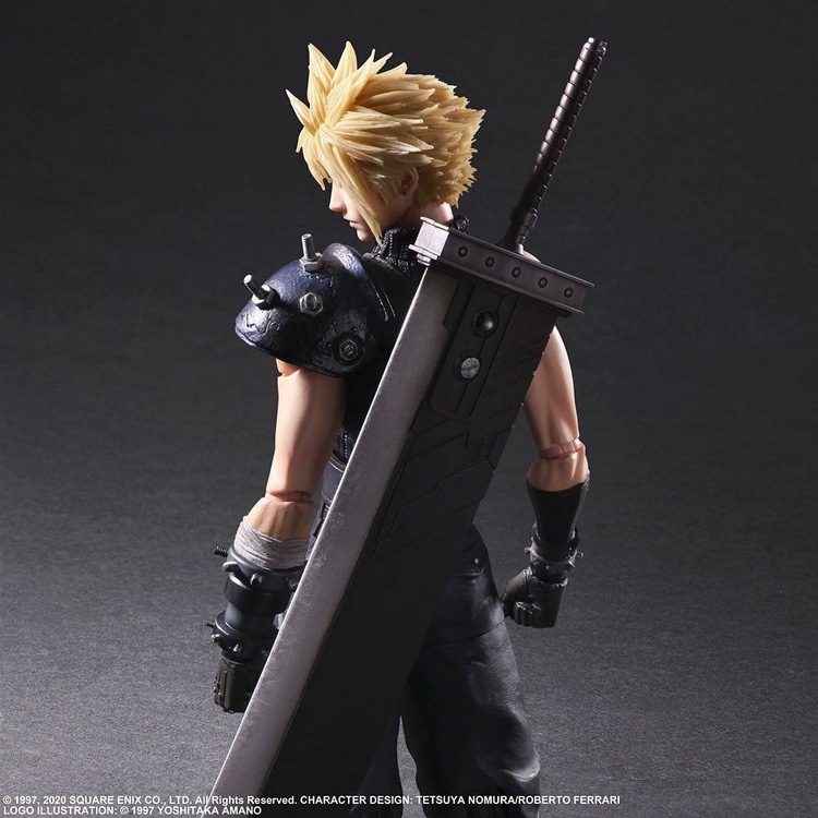 Mô hình Cloud Strife Version 2 Final Fantasy VII Remake - Play Arts Kai Square Enix