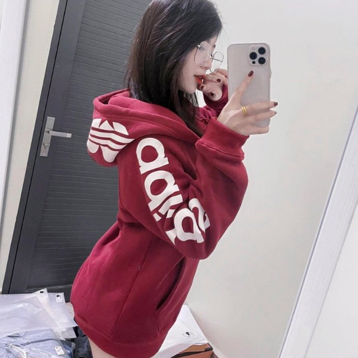 Áo Hoodie Nam A Đi Đát In Chữ Viền Tay Siêu Nét - Áo Hoodie Nam Nữ A Đi Đát Cao Cấp