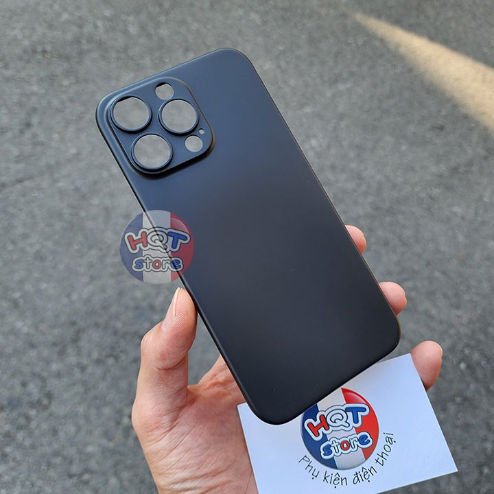 Ốp lưng nhám siêu mỏng Ultra Slim 0.35mm cho IP 15 Pro Max / 15 Pro / 15 Plus / 15 chống bám vân tay
