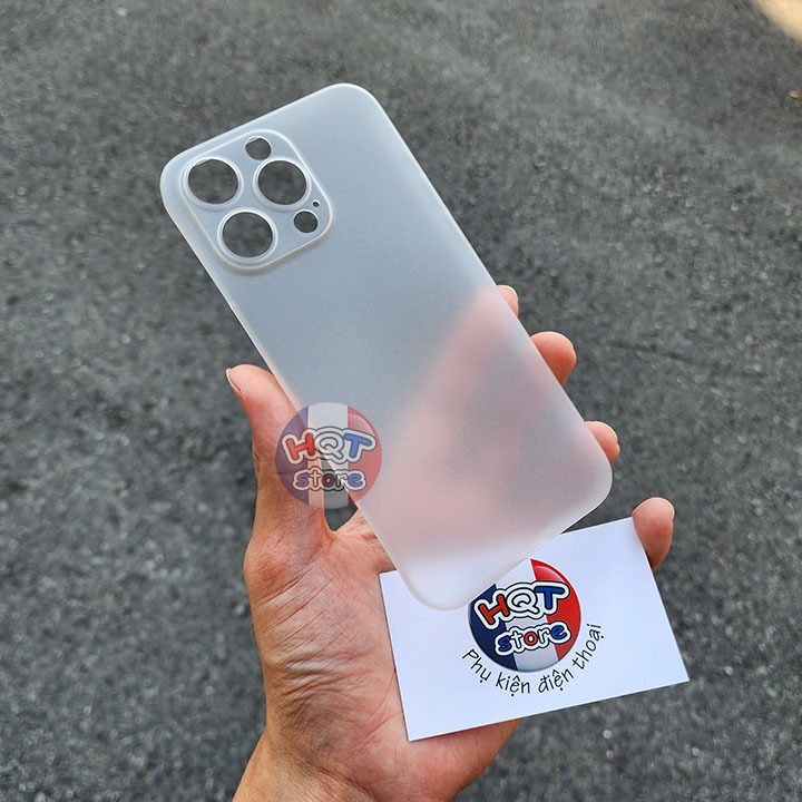 Ốp lưng nhám siêu mỏng Ultra Slim 0.35mm cho IP 15 Pro Max / 15 Pro / 15 Plus / 15 chống bám vân tay
